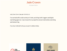 Tablet Screenshot of jadecraven.com